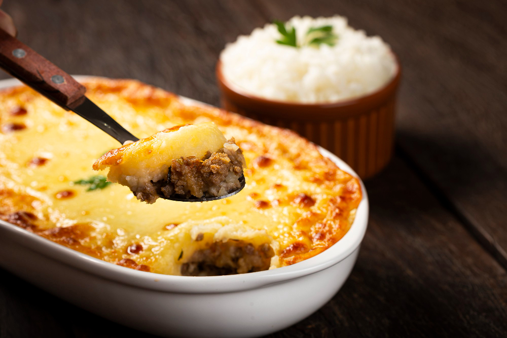 Escondidinho de carne seca